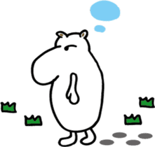 TA-NAMU of a hippopotamus sticker #12355937