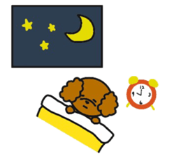 mocomoco toy poodle 2 sticker #12356117