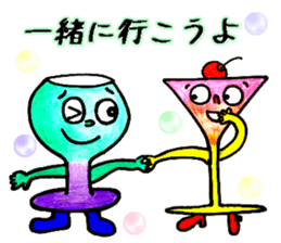 Cute Bottles and Cans sticker #12356386