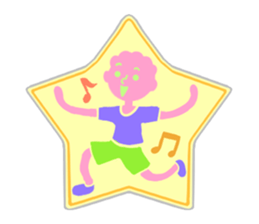 Various forms sticker of perm boys. sticker #12356446