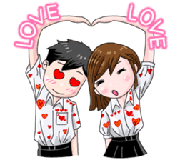 love love friends sticker #12356699