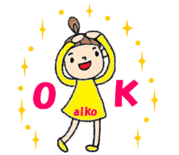 "aiko" only name sticker sticker #12357015