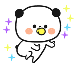 Child care panda sticker #12357050