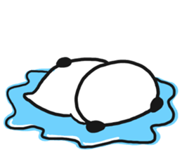 Child care panda sticker #12357061