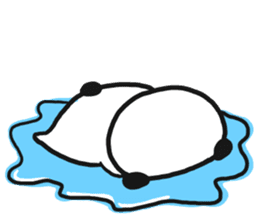 Child care panda sticker #12357061