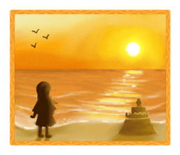 Sea and sky sticker sticker #12357370