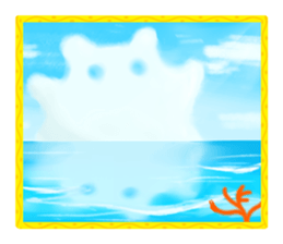 Sea and sky sticker sticker #12357378