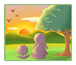 Sea and sky sticker sticker #12357381