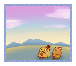 Sea and sky sticker sticker #12357384