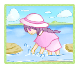 Sea and sky sticker sticker #12357389