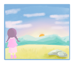 Sea and sky sticker sticker #12357404