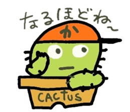 Hot every day of the small cactus sticker #12357611