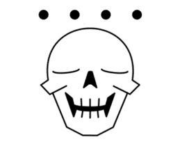 Move! The Skull [Unique animation] sticker #12357903