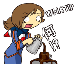 Attendant Amy sticker #12358001