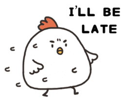 Chicken Egg Toritama-chan (English) sticker #12358060