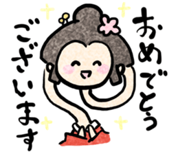 Japanese YURU OBAKE 2 sticker #12358150