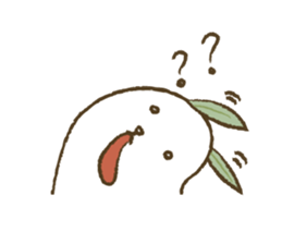 Mr.Rabbit and oranges sticker #12358336