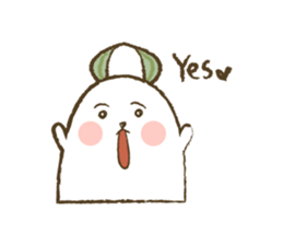 Mr.Rabbit and oranges sticker #12358340