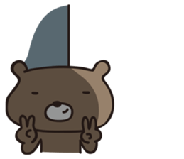 hobo-kuma 2 sticker #12358658