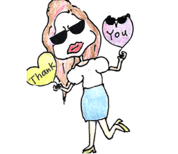 Fashionista "Gura-san"! sticker #12358739