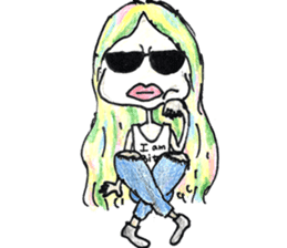 Fashionista "Gura-san"! sticker #12358743