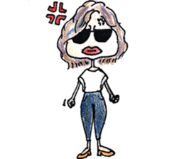 Fashionista "Gura-san"! sticker #12358746