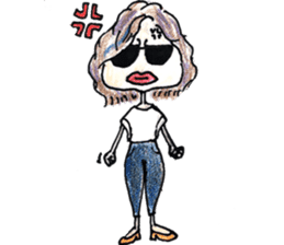 Fashionista "Gura-san"! sticker #12358746