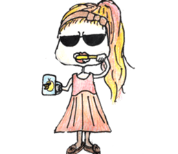 Fashionista "Gura-san"! sticker #12358752