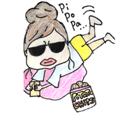 Fashionista "Gura-san"! sticker #12358755