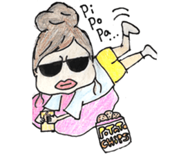 Fashionista "Gura-san"! sticker #12358755