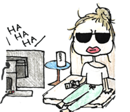 Fashionista "Gura-san"! sticker #12358756