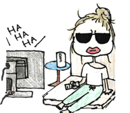 Fashionista "Gura-san"! sticker #12358756