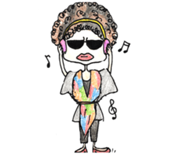 Fashionista "Gura-san"! sticker #12358759