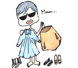 Fashionista "Gura-san"! sticker #12358762