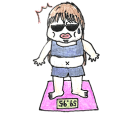 Fashionista "Gura-san"! sticker #12358767