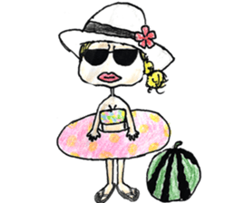 Fashionista "Gura-san"! sticker #12358770