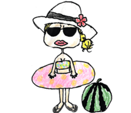 Fashionista "Gura-san"! sticker #12358770