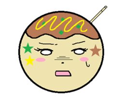 Takoyaki-chan sticker #12358867