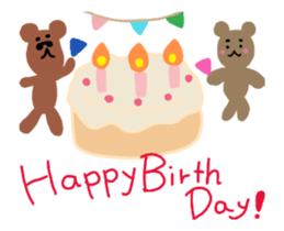 The mischievous move! Taro Kuma Sticker sticker #12359153