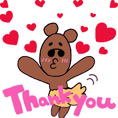 The mischievous move! Taro Kuma Sticker