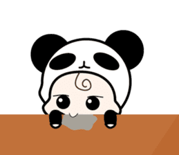 cute Panda Baby sticker #12359519