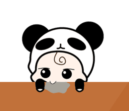cute Panda Baby sticker #12359519