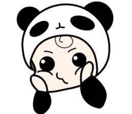 cute Panda Baby sticker #12359520