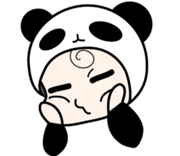 cute Panda Baby sticker #12359521