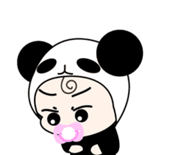 cute Panda Baby sticker #12359525