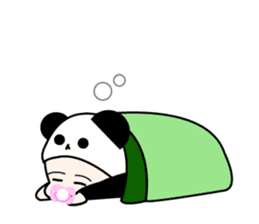 cute Panda Baby sticker #12359527