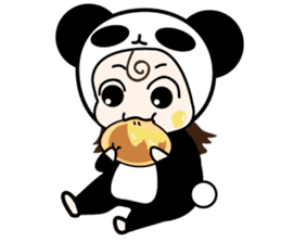 cute Panda Baby sticker #12359530
