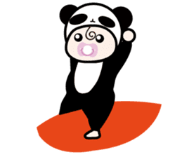 cute Panda Baby sticker #12359531