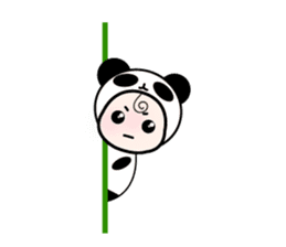 cute Panda Baby sticker #12359532