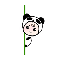 cute Panda Baby sticker #12359532